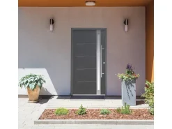 Haustür Thermospace Neapel Prime 100 cm x 210 cm Anthrazit Anschlag R