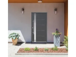 Haustür Thermospace Neapel Prime 100 cm x 210 cm Anthrazit Anschlag L