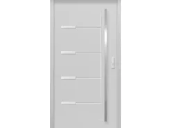 Haustür Thermospace Oslo Prime 110 cm x 210 cm Grau Anschlag R