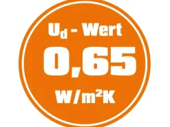 Haustür Thermospace Oslo Prime 110 cm x 210 cm Weiß Anschlag R