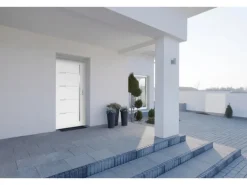 Haustür Thermospace Oslo Prime 100 cm x 210 cm Weiß Anschlag R