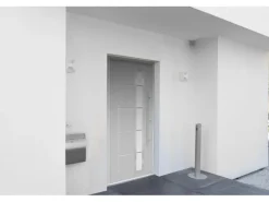 Haustür Thermospace Paris Prime 100 cm x 210 cm Grau Anschlag R