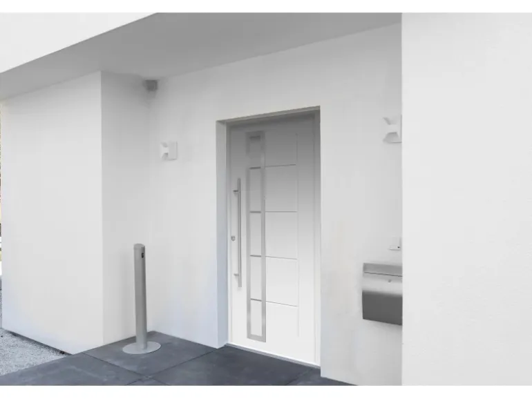 Haustür Thermospace Paris Prime 100 cm x 210 cm Weiß Anschlag L