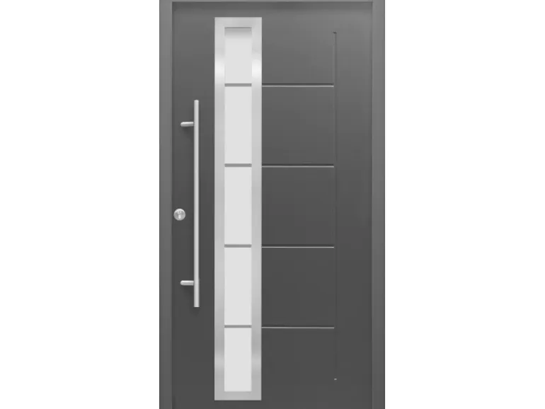 Haustür Thermospace Paris Prime 110 cm x 210 cm Anthrazit Anschlag L
