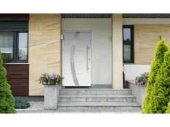 Haustür Thermospace Prag Prime 100 cm x 210 cm Weiß Anschlag R