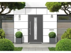 Haustür ThermoSpace Prime Palermo 110 cm x 210 cm Anthrazit Anschlag L