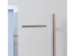 Haustür ThermoSpace Prime Milano 100 cm x 210 cm Weiß Anschlag L