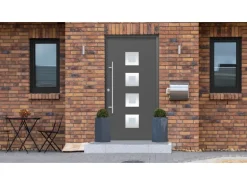 Haustür Thermospace Wien Prime 100 cm x 210 cm Anthrazit Anschlag L