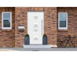 Haustür Thermospace Wien Prime 100 cm x 210 cm Weiß Anschlag R