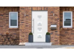 Haustür Thermospace Wien Prime 110 cm x 210 cm Weiß Anschlag L