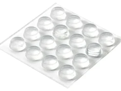 Hettich Anschlagpuffer Selbstklebend Ø 11 x 5 mm Kunststoff Transparent 16 Stück