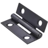 Hettich Scharnier Schmal 40 mm x 25 mm x 1 mm Stahl Schwarz 2 Stück