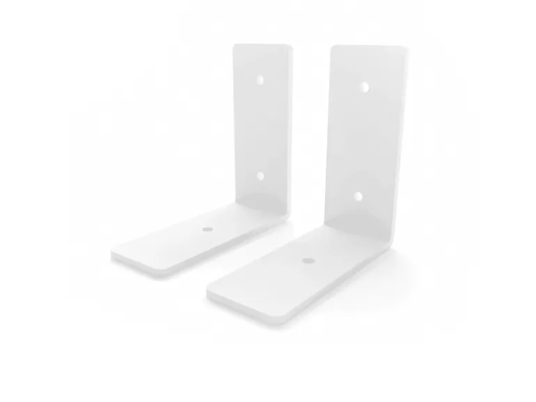 HEVVA Regalwinkel FREIBERG 10 cm Tief 2er Set Weiß