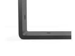 HEVVA Regalwinkel FREIBERG 10 cm Tief 2er Set Schwarz