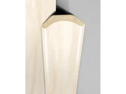 Hohlkehlleiste Birke Taiga foliert 22 mm x 22 mm Länge 2600 mm