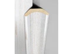 Hohlkehlleiste Esche Weiß foliert 22 mm x 22 mm Länge 2600 mm