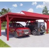 Holzbrüder Carport Ralf 42m² 150kg/m² Oxidrot-Rot
