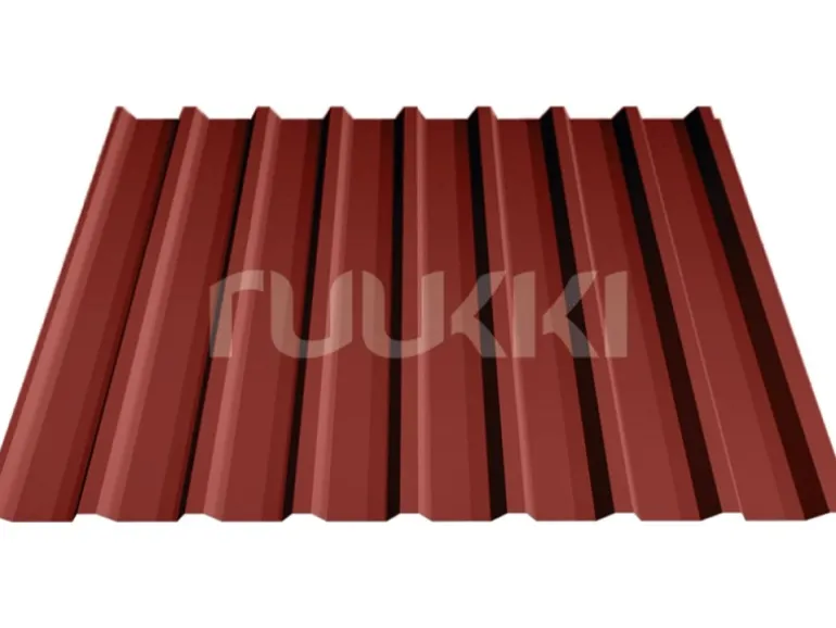 Holzbrüder Carport Ralf 42m² 150kg/m² Oxidrot-Rot