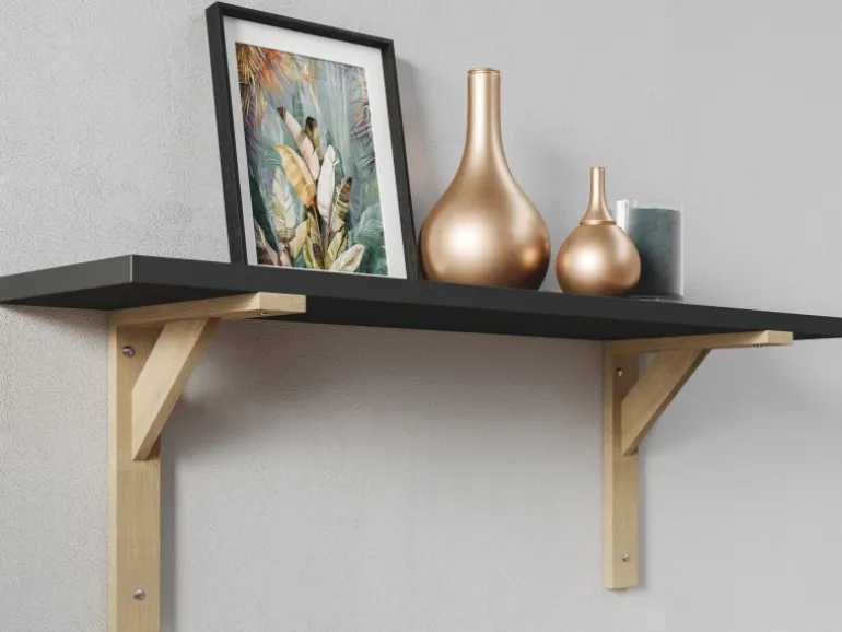 Holzkonsole 19,5 cm x 16,5 cm Kiefer