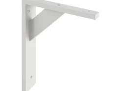 Holzkonsole 25 cm x 20 cm Weiß