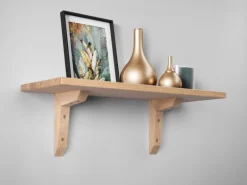 Holzkonsole Eiche 17,5 cm x 12,5 cm