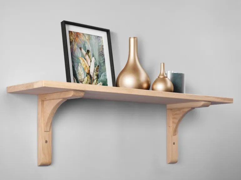 Holzkonsole Eiche 22 cm x 18 cm