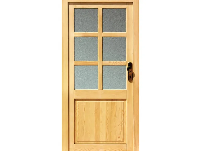 Holz-Mehrzwecktür Modell Amrum 98 cm x 200 cm Anschlag Rechts Fichte Natur