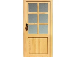 Holz-Mehrzwecktür Modell Amrum 98 cm x 200 cm Anschlag Links Fichte Natur