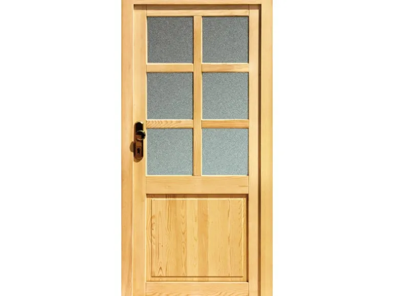 Holz-Mehrzwecktür Modell Amrum 98 cm x 200 cm Anschlag Links Fichte Natur