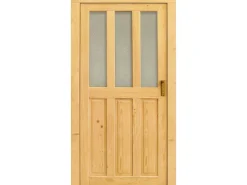 Holz-Mehrzwecktür Modell Bornholm 98 cm x 200 cm Anschlag Rechts Fichte Natur