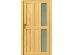 Holz-Mehrzwecktür Modell Hiddensee 98 cm x 200 cm Anschlag Links Fichte Natur