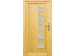 Holz-Mehrzwecktür Modell Mainau 98 cm x 200 cm Anschlag Rechts Fichte Natur