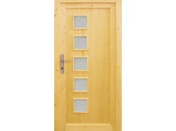 Holz-Mehrzwecktür Modell Mainau 98 cm x 200 cm Anschlag Links Fichte Natur