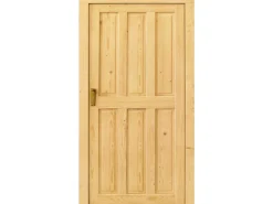 Holz-Mehrzwecktür Modell Usedom 98 cm x 200 cm Anschlag Links Fichte Natur