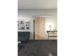 Holzschiebetür 28 mm Melamindekor Eiche geplankt auf Maß