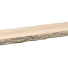 Holz-Wandregal Carlton 4,6 cm x 80 cm x 24 cm Eiche Weiß