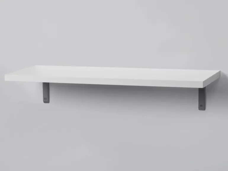 Holz-Wandregal Oldham 60 cm x 20 cm Weiß