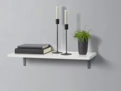 Holz-Wandregal Oldham 60 cm x 20 cm Weiß