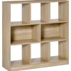 HOMCOM Bücherregal 3-Stöckige für Home-Office Wohnzimmer 97,5 x 30 x 100cm