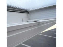 Home Deluxe Terrassenüberdachung Solis Alu 434 x 303 x 226 / 278 cm Weiß