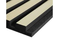 Homestyle4u Akustikpaneel Holz Creme 60x60 cm Wandpaneele 2701