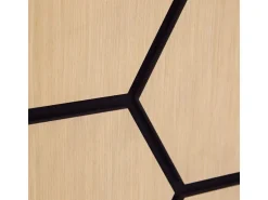 Homestyle4u Akustikpaneele 8 Wandpaneele Holz Hexagon 76 x 62 cm Stück Natur