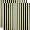 Homestyle4u Akustikpaneele Holz 60x60 cm 2er Set Creme Wandpaneele Beige 2702