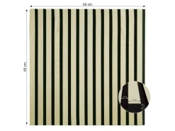 Homestyle4u Akustikpaneele Holz 60x60 cm 2er Set Creme Wandpaneele Beige 2702