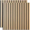 Homestyle4u Akustikpaneele Holz 60x60 cm 2er Set Wandpaneele Paneele 2655
