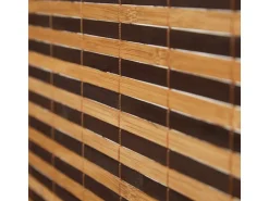 Homestyle4u 3-tlg. Paravent in Braun 132x175 cm 381