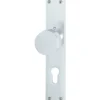 Hoppe Knopflangschild Alu Natur PZ-72