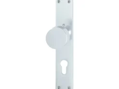 Hoppe Knopflangschild Alu Natur PZ-72