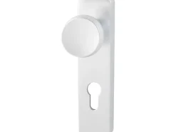 Hoppe Kurzschild-Wechselgarnitur London PZ 37 mm - 42 mm Alu Natur