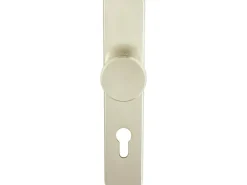 Hoppe Langschild-Wechselgarnitur London PZ 37 mm - 42 mm Alu Neusilber